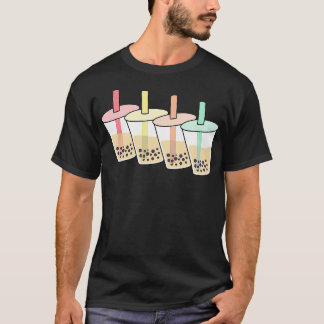 T-shirt Retro Bubble Tea s Femmes Boba Milk Tea Cadeau