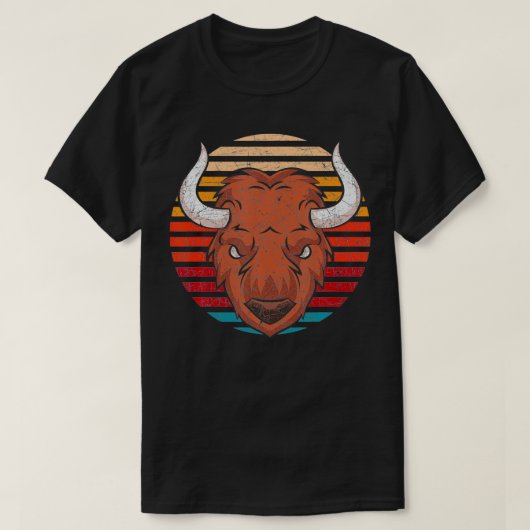 T-shirt Retro Buffalo (Design devant)