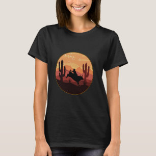 T-shirt Retro Bull Riding Cowboy Vintage Bull Rodeo