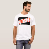 T-shirt rétro café (Devant entier)