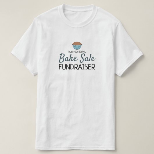 T-shirt Retro Cake Design, Charité Bake Sale Event (Design devant)