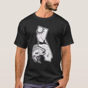 T-shirt Retro Californie Pêche Surfen Amusement