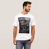 T-shirt Retro Call of Duty 1 cover art (Devant entier)