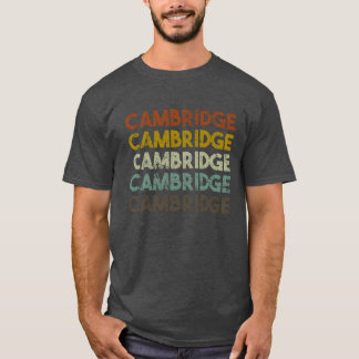 T-shirt Retro Cambridge England funny