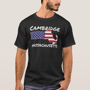 T-shirt Retro Cambridge MA Massachusetts Vêtements Souveni