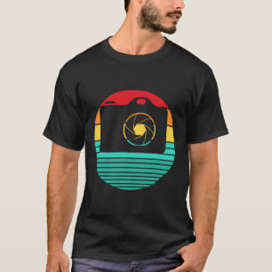 T-shirt Retro Caméra Vintage Photographe Amour
