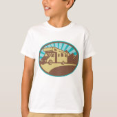 T-shirt Retro Campervan (Devant)