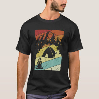 T-shirt Retro Campgrounds Glamping Backpacking Camper Camp