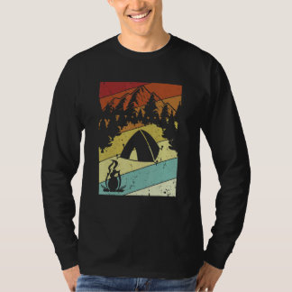 T-shirt Retro Campgrounds Glamping Backpacking Camper Camp