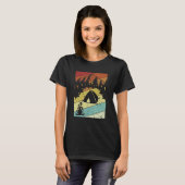 T-shirt Retro Campgrounds Glamping Backpacking Camper Camp (Devant entier)