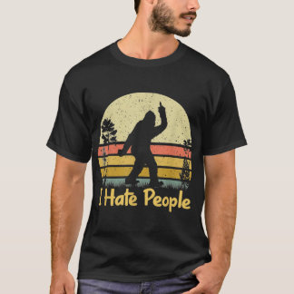 T-shirt Retro Camping friends funny