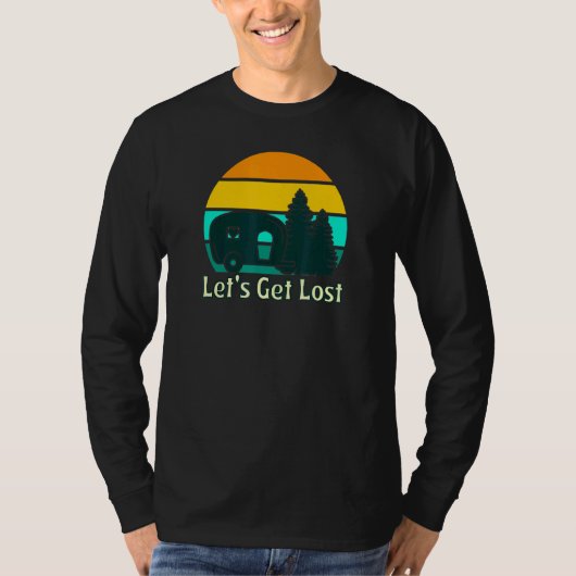 T-shirt Retro Camping Road Trip (Devant)