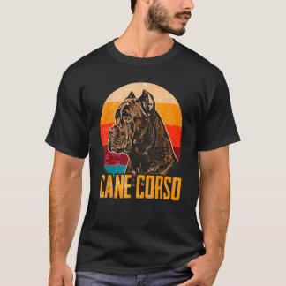 T-shirt Rétro Cane Corso Amoureux des chiens Italien Cane
