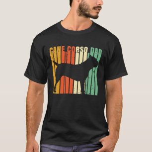 T-shirt Retro Cane Corso Papa mignon italien Mastiff Chien
