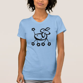 T-shirt Rétro caniche
