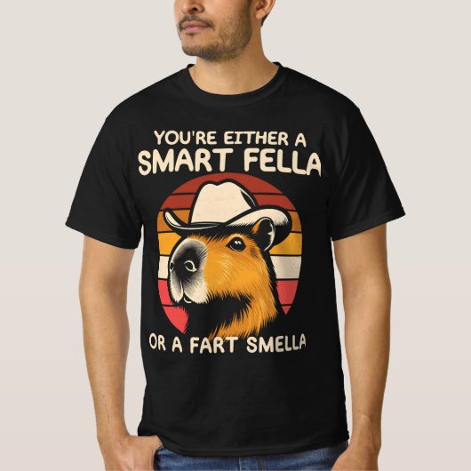 T-shirt Retro Capybara (Devant)