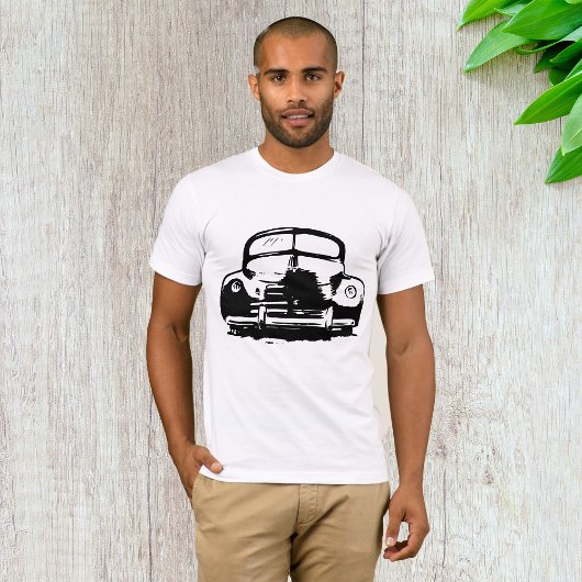 T-Shirt Rétro Car Mens