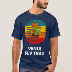 T-shirt Rétro Carnivorous Plant Vintage Vintage Vintage F