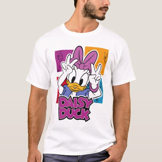 T-shirt Retro Cartoon Duck – Playful & Nostalgic Design (Devant)