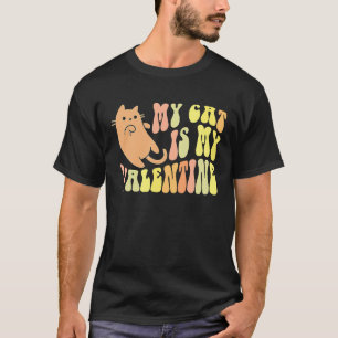 T-shirt Retro CAT IS MON VALENTINE Désolé Garçons Garçons