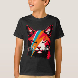 T-shirt Retro Cat Rock Music Concert Band Men Kids Women F