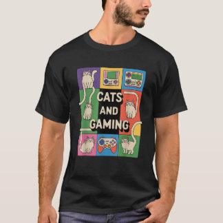 T-shirt Retro Cats et jeu amusant Amoureux des chats et vi
