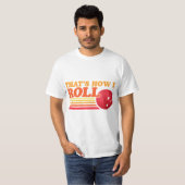 T-shirt Retro C'est comme ça que je roule (Devant entier)