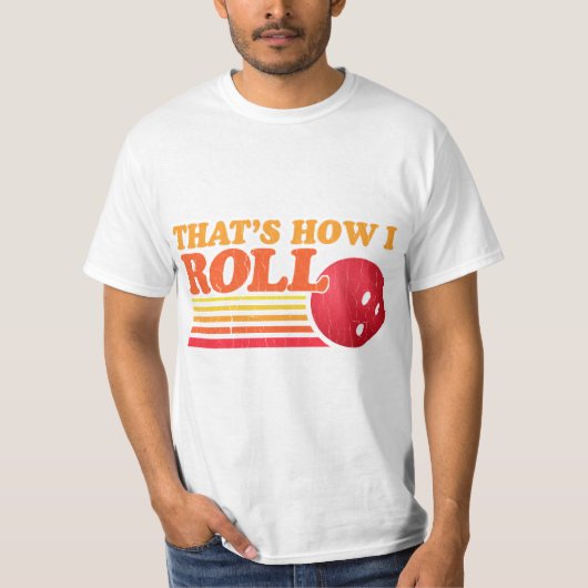 T-shirt Retro C'est comme ça que je roule (Devant)
