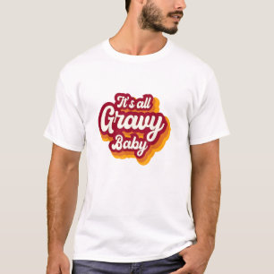 T-shirt Retro C'est tout Bon thanksgiving bébé Gravy 2022