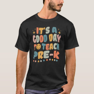 T-shirt Retro C'est un bon jour pour apprendre Pré K Retou