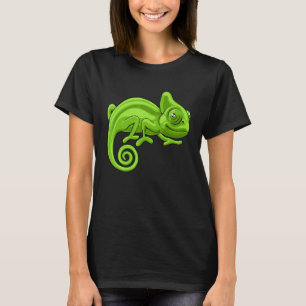 T-shirt Retro Chameleon Sketch Chameleon