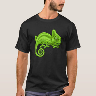 T-shirt Retro Chameleon Sketch Chameleon