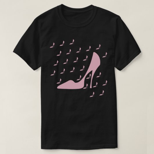 T-Shirt Rétro Chaussure à Talons Hauts (Design devant)
