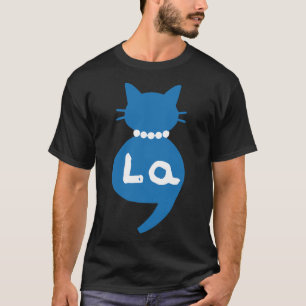 T-shirt Retro Chaussures Cute Cat Comma La Kamala Harris 2