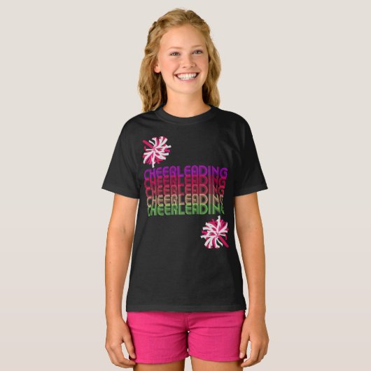 T-shirt Retro Cheerling (Devant entier)