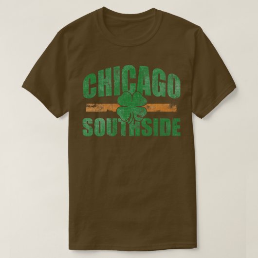 T-shirt Retro Chicago Sud-Irish (Design devant)