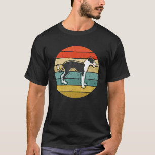 T-shirt Retro Chien Cool Greyhound Chien Aimer Animal