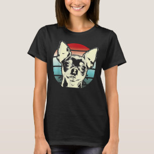T-shirt Rétro Chihuahua Hommes Femmes Enfants