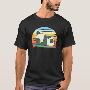 T-shirt Retro Chinese Wildlife Forest Animal Cute Panda Be