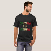 T-shirt Retro Chinga La Migra Mexique Drapeau Bandera Ice (Devant entier)