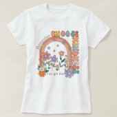 T-shirt Rétro Choisir une chemise de douceur pour Gif, Cho (Design devant)