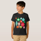 T-shirt Retro Christmas Ornaments Mid Century Modern (Devant entier)