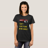 T-shirt Retro Classic Hotrod I Can't I Have Plans In The G (Devant entier)