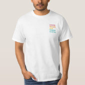 T-shirt Retro Coffee Scrubs Caoutchouc (Devant)