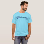 T-shirt Retro Coloris Wakeboard (Devant entier)