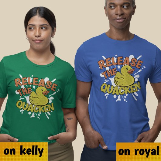 T-shirt Retro Comédie Livre Caoutchouc Canard Funny Pun Ph