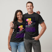 T-shirt Rétro conception 80s audacieuse (Unisexe)