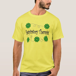 T-shirt Rétro conception de fleurs de thérapeute