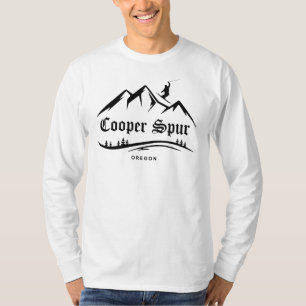 T-shirt Retro Cooper Spur Ski Adventure
