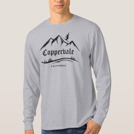 T-shirt Retro Coppervale Ski Adventure (Devant)